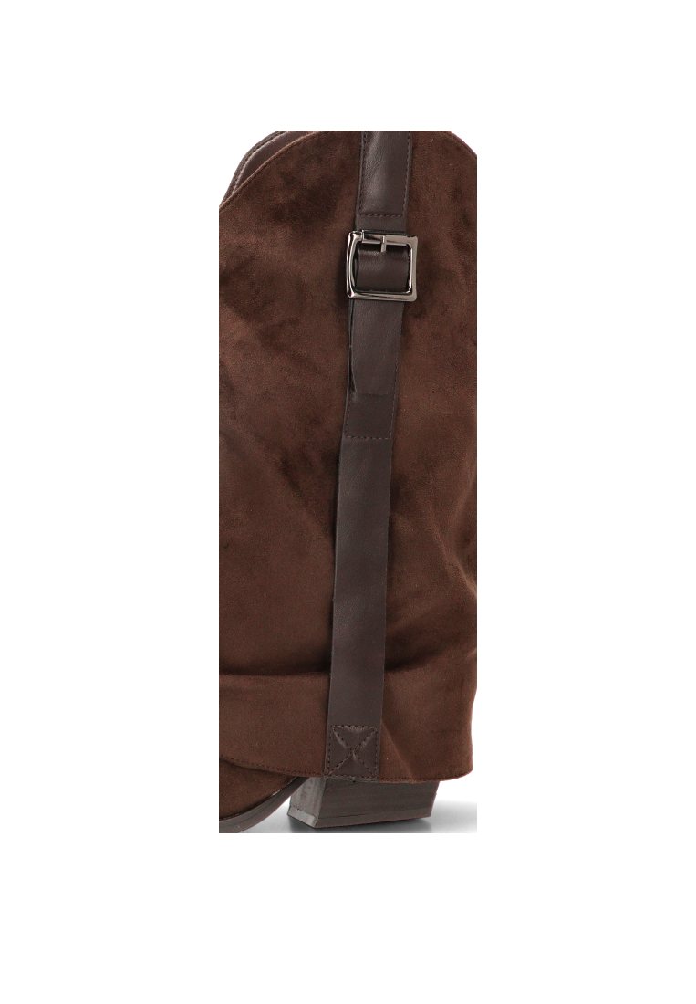 BOTA ARRUGADA HEBILLA DUNA 110574 ETIKA MUJER CAFe