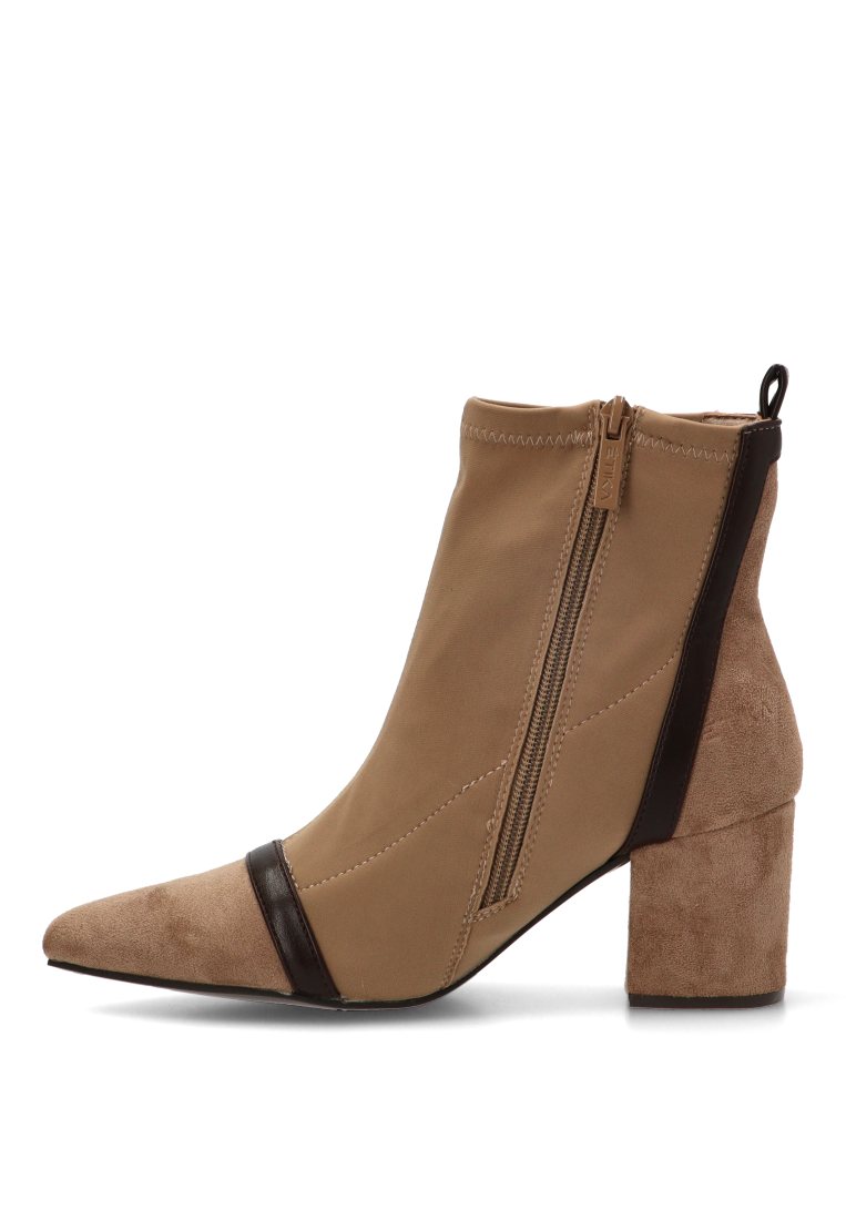 BOTIN ELASTICO TIRAS HANNA 01 32023 ETIKA MUJER TAUPE