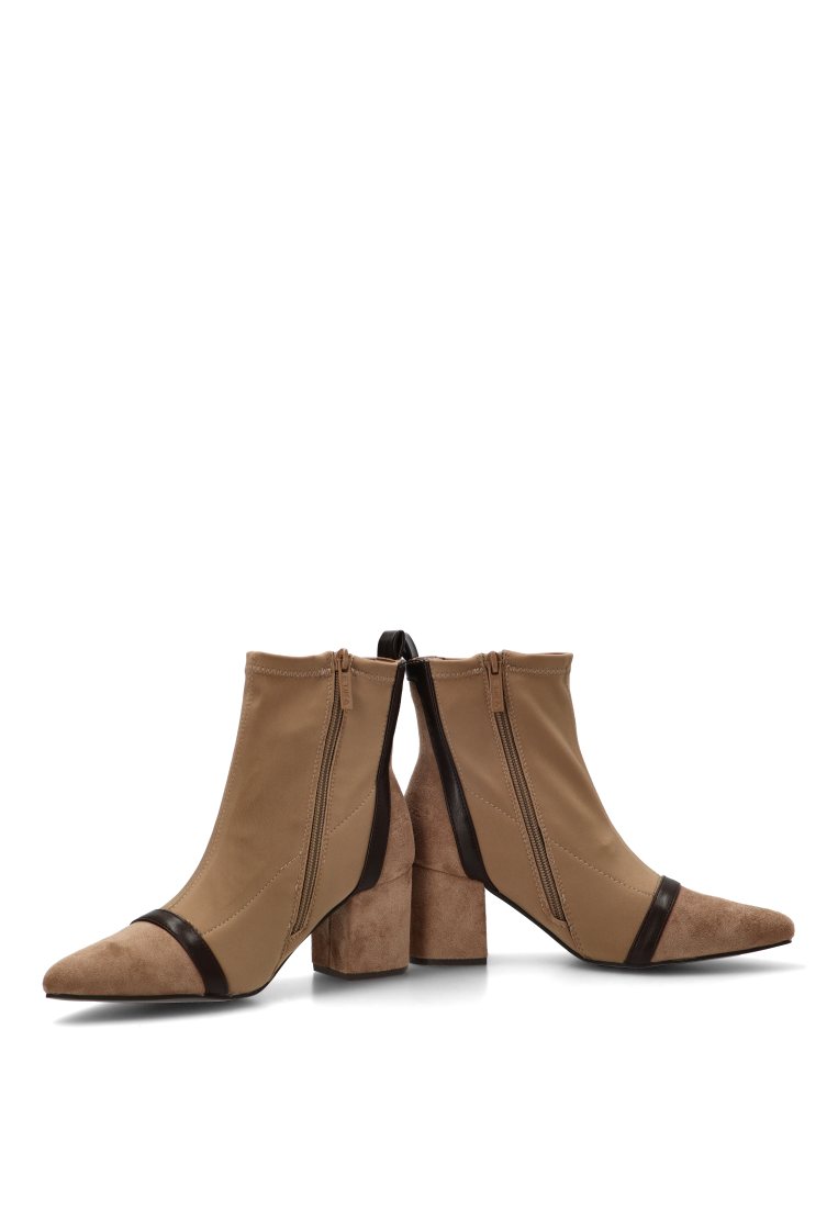BOTIN ELASTICO TIRAS HANNA 01 32023 ETIKA MUJER TAUPE