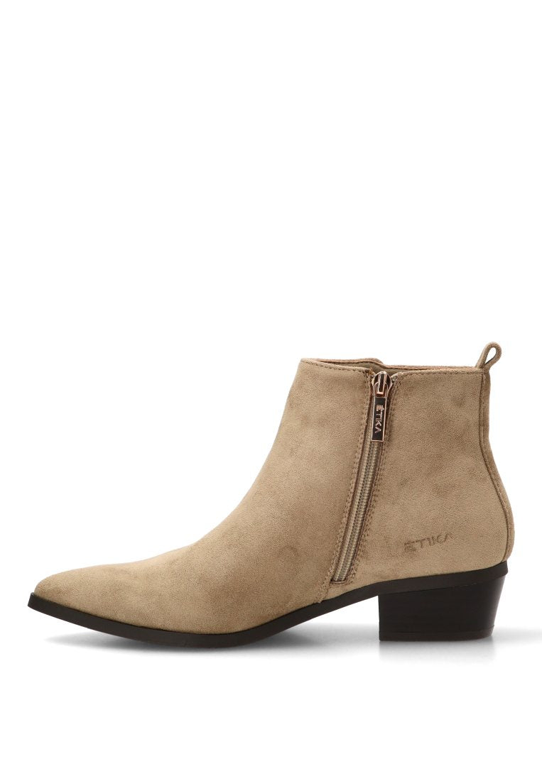 BOTIN CAMPERO TACHAS DENNIS 110551 ETIKA MUJER TAUPE