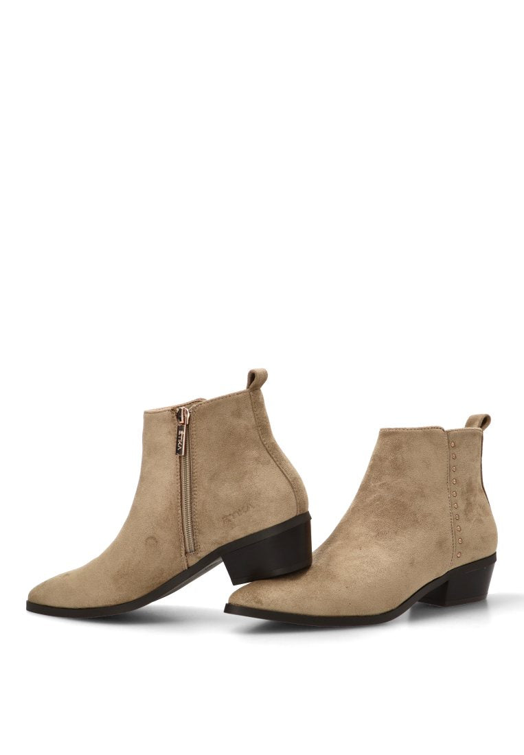 BOTIN CAMPERO TACHAS DENNIS 110551 ETIKA MUJER TAUPE