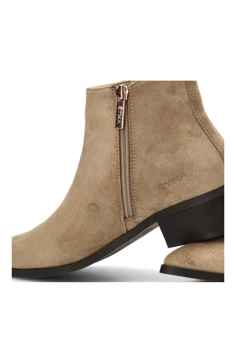 BOTIN CAMPERO TACHAS DENNIS 110551 ETIKA MUJER TAUPE