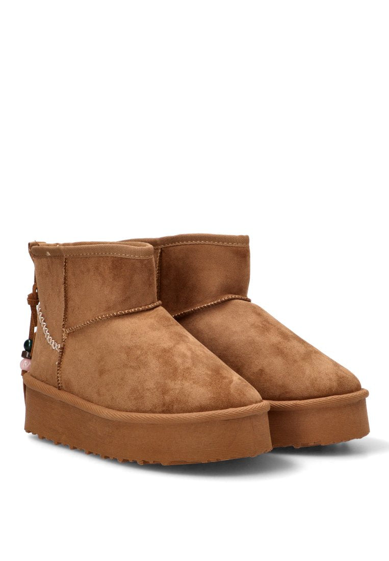 BOTIN COLGANTE BOLAS GIULIA 02 10914 ETIKA MUJER CAMEL