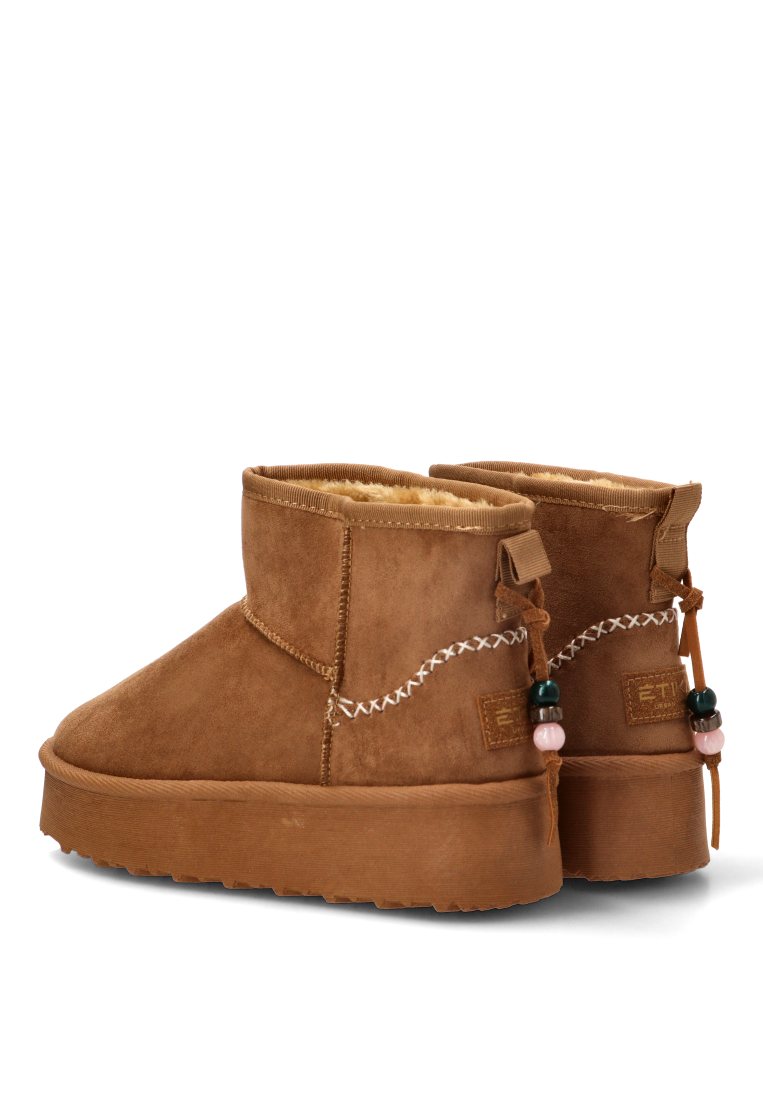 BOTIN COLGANTE BOLAS GIULIA 02 10914 ETIKA MUJER CAMEL