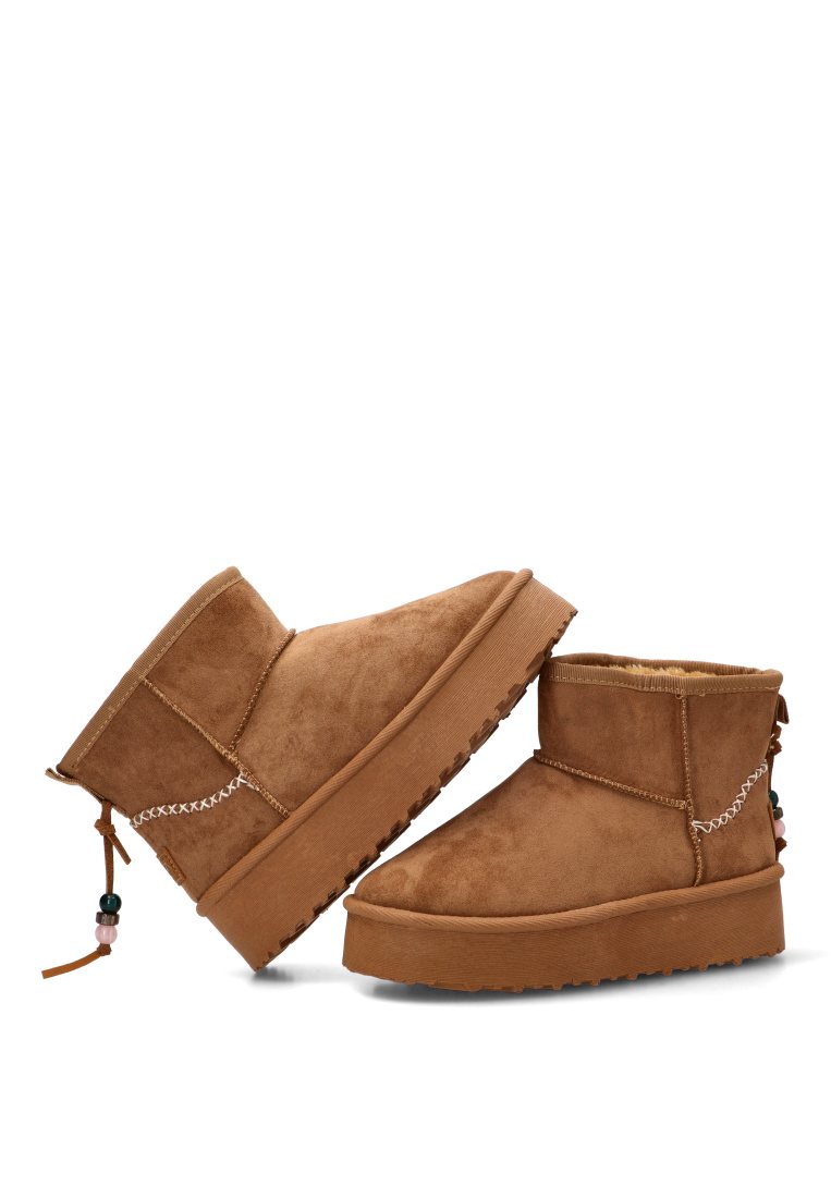 BOTIN COLGANTE BOLAS GIULIA 02 10914 ETIKA MUJER CAMEL