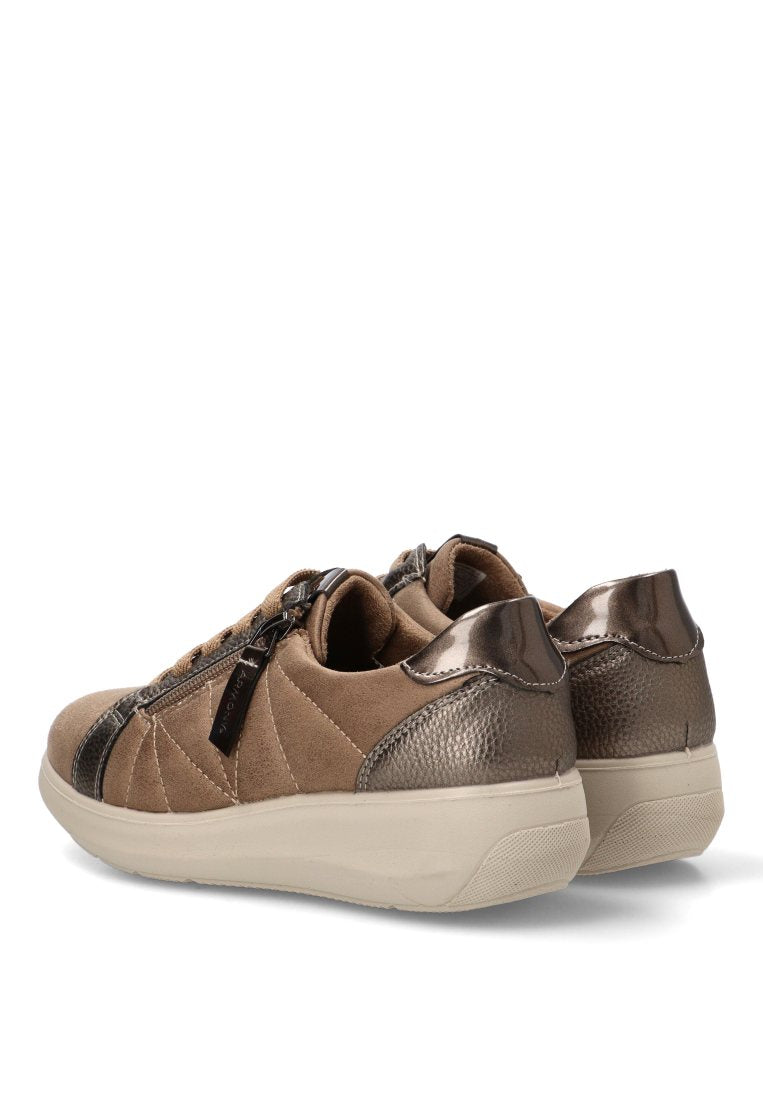 MOCASINES CREMALLERA RELIEVE AURA 60014 ARMONY MUJER MARRoN