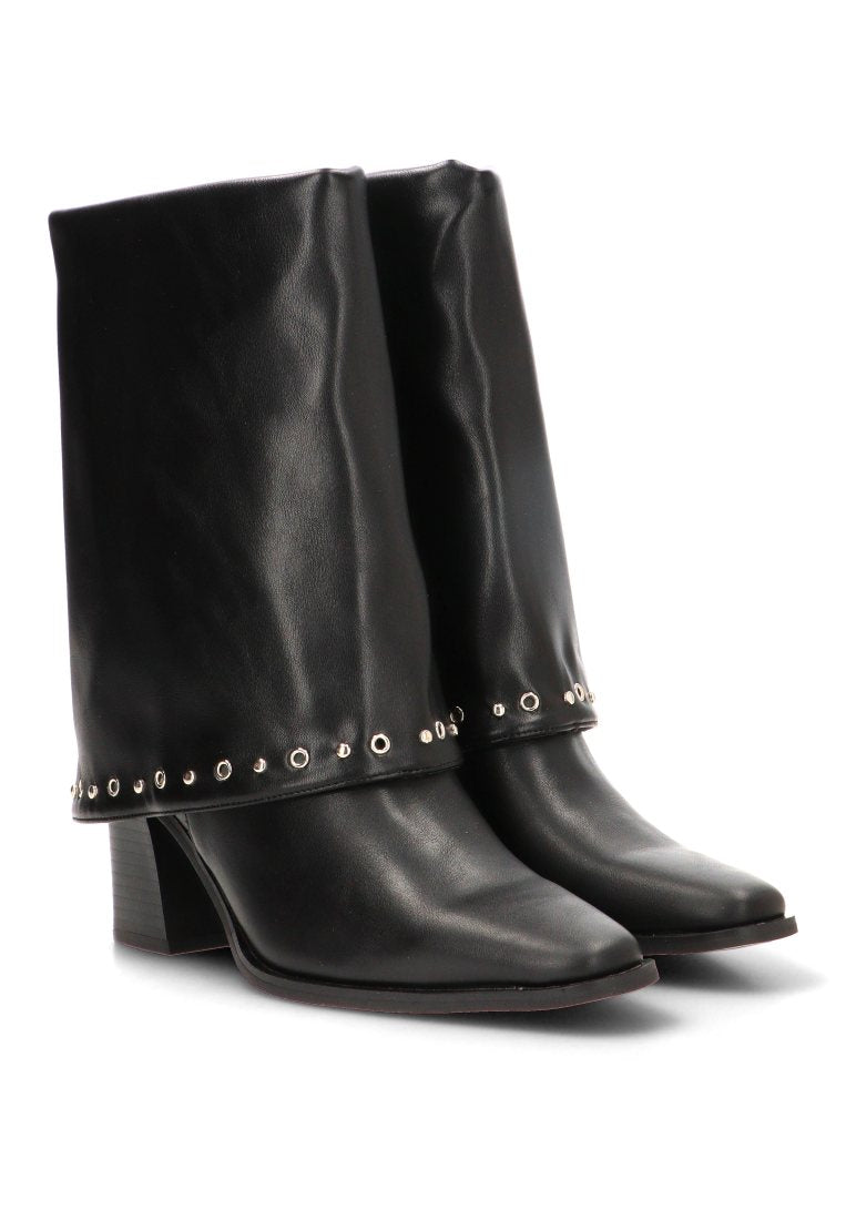 BOTIN CUBIERTO TACHAS ETERNAL 32029 ETIKA MUJER NEGRO