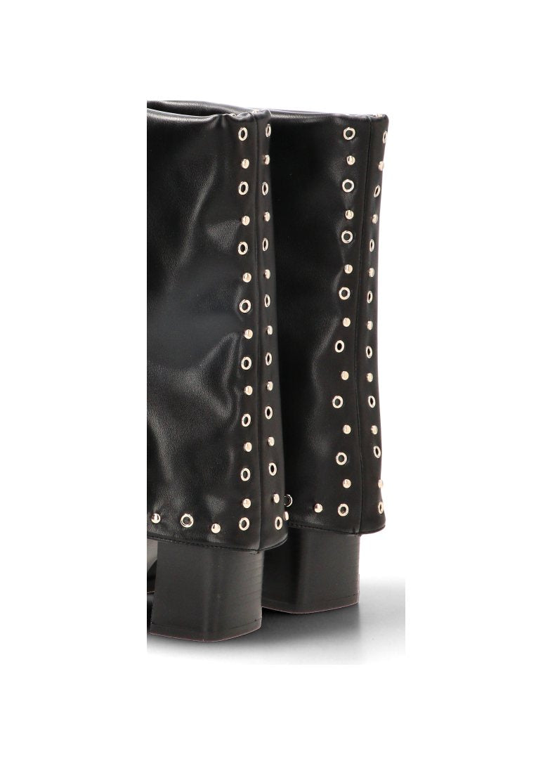 BOTIN CUBIERTO TACHAS ETERNAL 32029 ETIKA MUJER NEGRO
