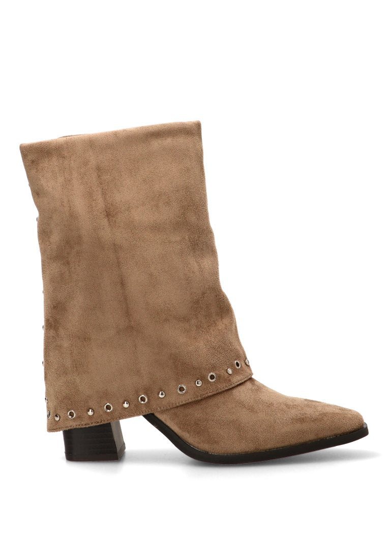 BOTIN CUBIERTO TACHAS ETERNAL 32029 ETIKA MUJER TAUPE