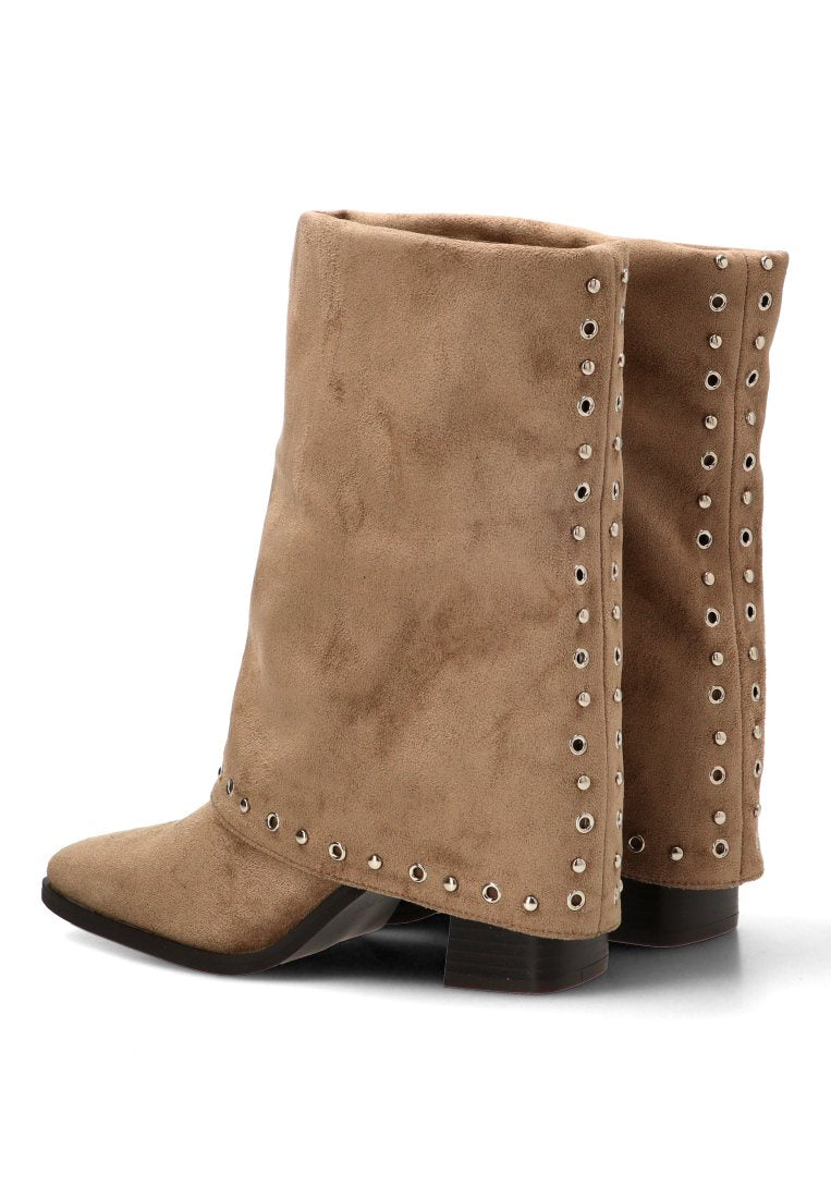 BOTIN CUBIERTO TACHAS ETERNAL 32029 ETIKA MUJER TAUPE