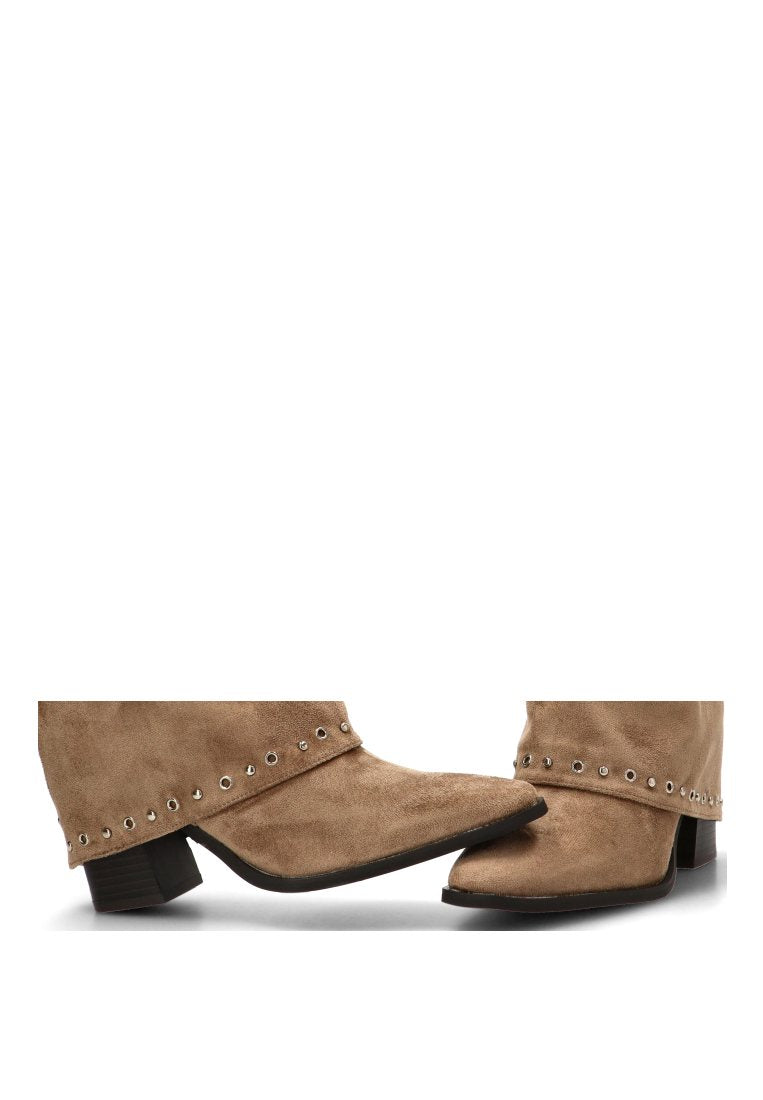 BOTIN CUBIERTO TACHAS ETERNAL 32029 ETIKA MUJER TAUPE