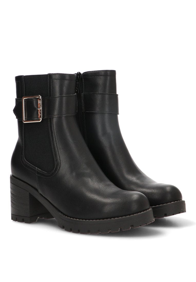 BOTIN ELASTICO HEBILLA NOIR 30052 ETIKA MUJER NEGRO
