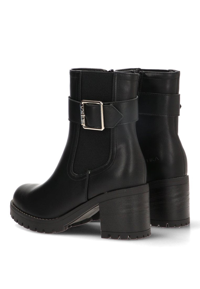BOTIN ELASTICO HEBILLA NOIR 30052 ETIKA MUJER NEGRO