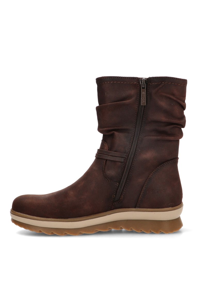 BOTIN ARRUGADO CREMALLERA ANGER 02 11112 ETIKA MUJER CAFe