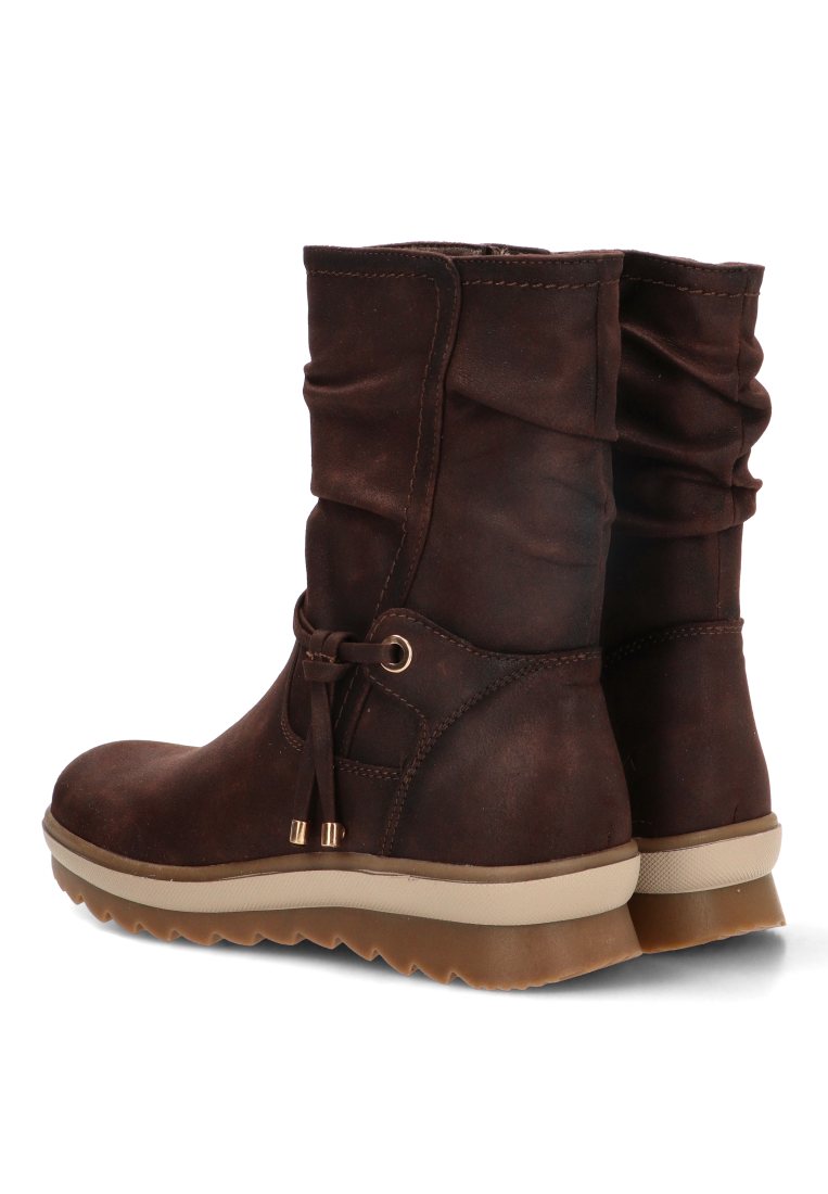 BOTIN ARRUGADO CREMALLERA ANGER 02 11112 ETIKA MUJER CAFe