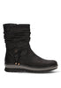BOTIN ARRUGADO CREMALLERA ANGER 02 11112, ETIKA, MUJER, NEGRO Negro