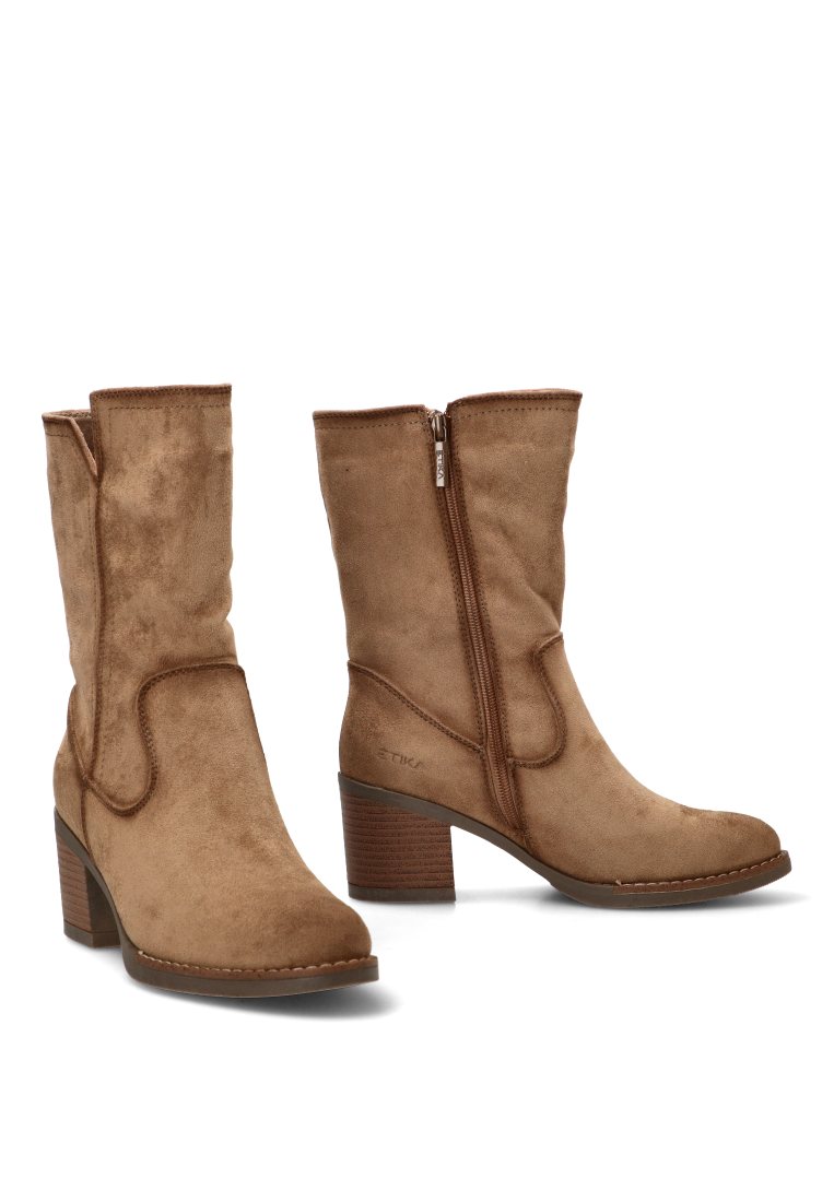 BOTIN ANTELINA CREMALLERA SOFIA 11036 ETIKA MUJER TAUPE