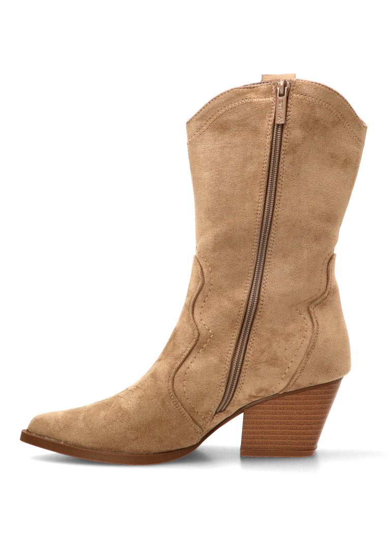 BOTINES CAMPEROS ZIG ZAG MARTINA 110564 ETIKA MUJER BEIGE
