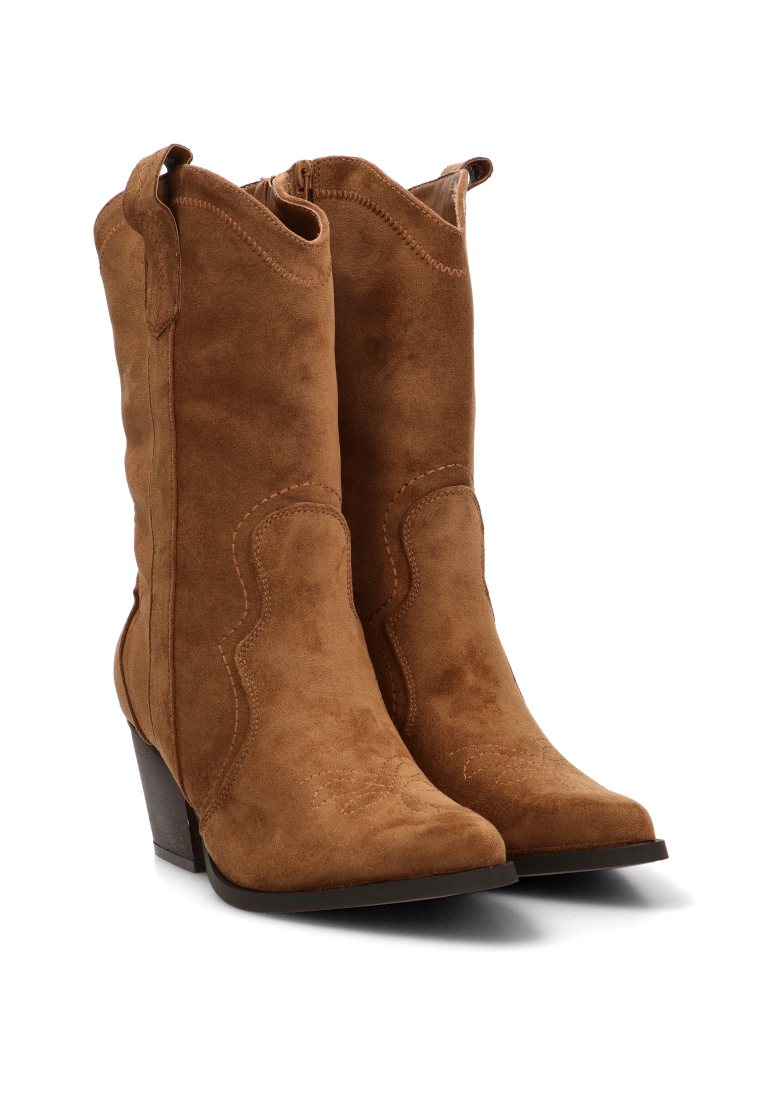 BOTINES CAMPEROS ZIG ZAG MARTINA 110564 ETIKA MUJER CAMEL