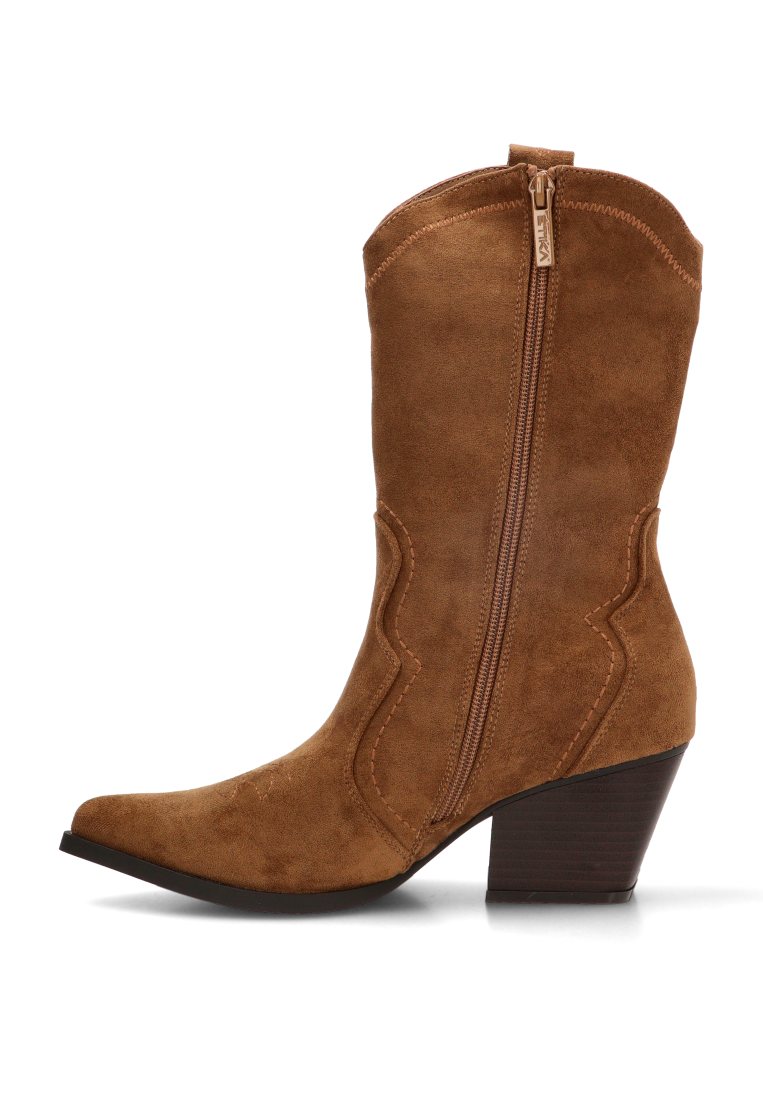 BOTINES CAMPEROS ZIG ZAG MARTINA 110564 ETIKA MUJER CAMEL