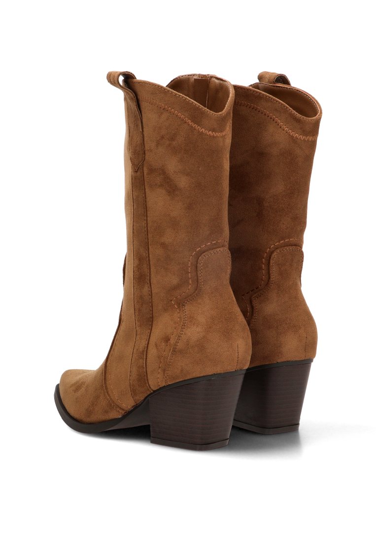 BOTINES CAMPEROS ZIG ZAG MARTINA 110564 ETIKA MUJER CAMEL