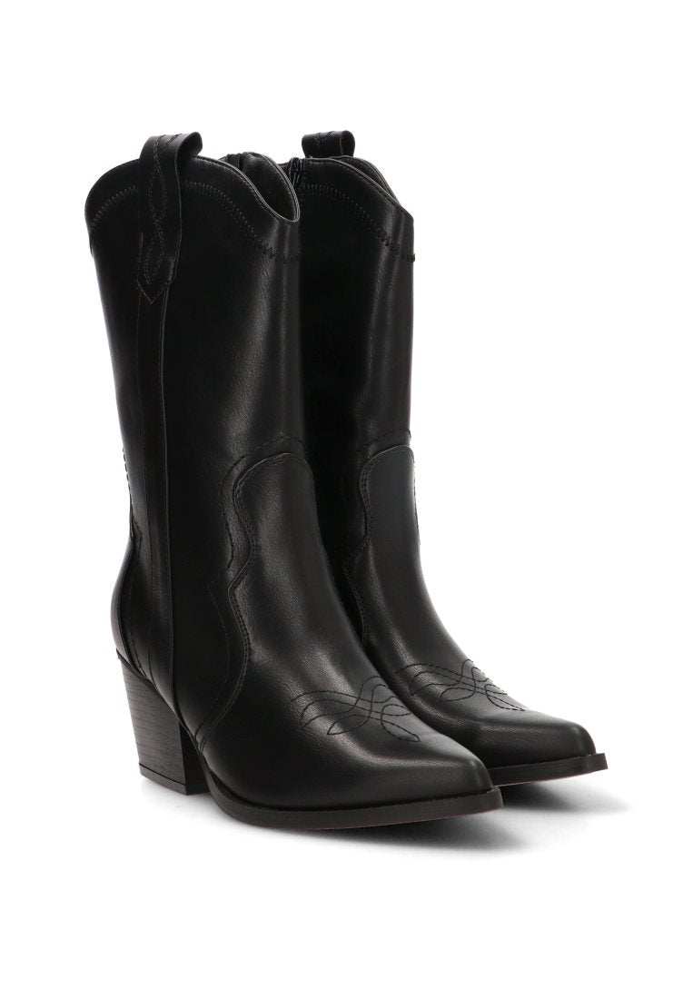 BOTINES CAMPEROS ZIG ZAG MARTINA 110564 ETIKA MUJER NEGRO