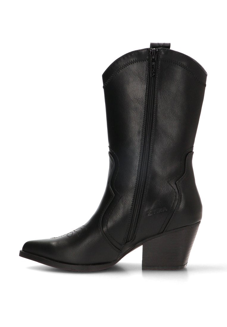 BOTINES CAMPEROS ZIG ZAG MARTINA 110564 ETIKA MUJER NEGRO