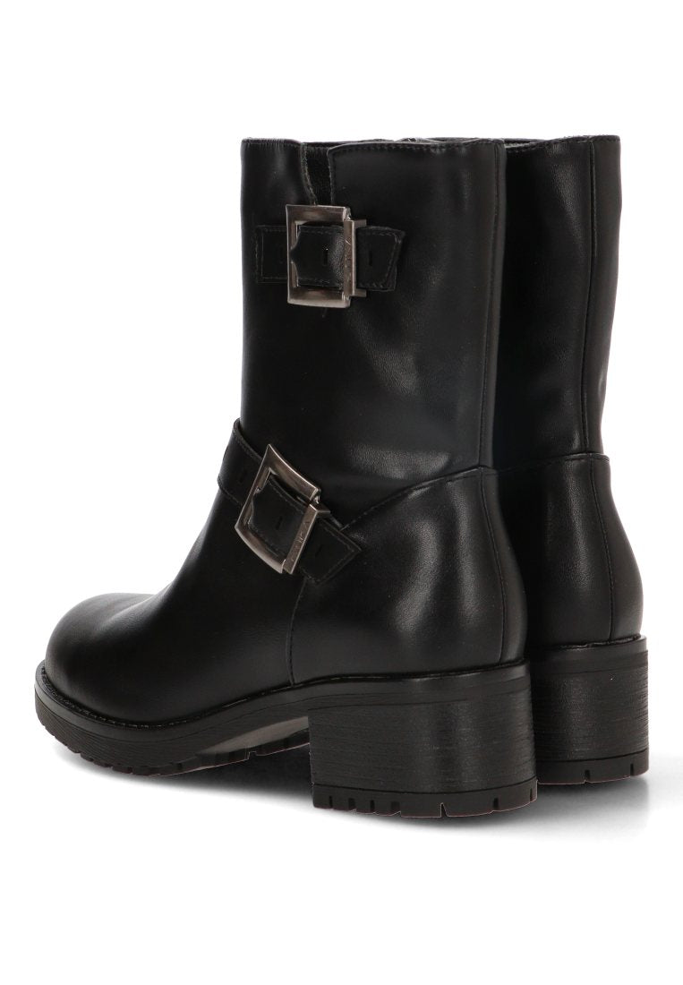 BOTIN DOBLE HEBILLA WATFORD 11050 ETIKA MUJER NEGRO