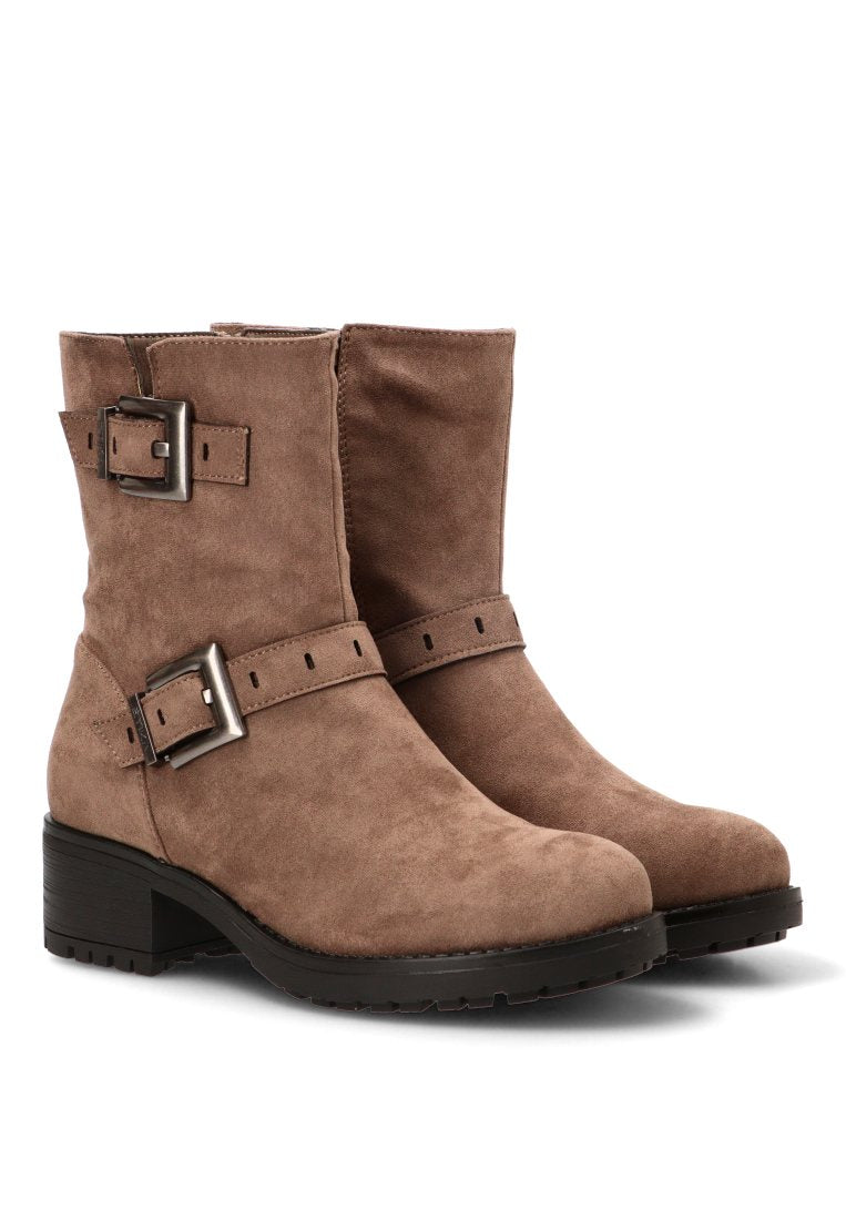 BOTIN DOBLE HEBILLA WATFORD 11050 ETIKA MUJER TAUPE