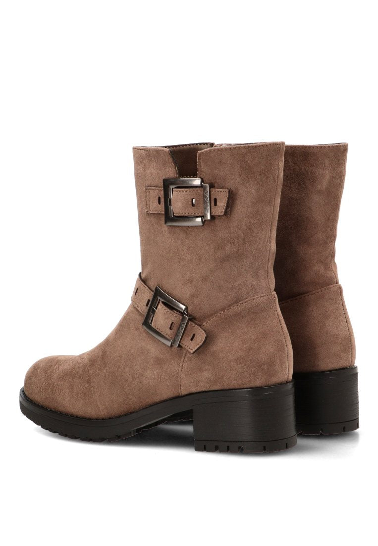 BOTIN DOBLE HEBILLA WATFORD 11050 ETIKA MUJER TAUPE