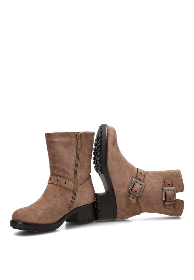 BOTIN DOBLE HEBILLA WATFORD 11050 ETIKA MUJER TAUPE
