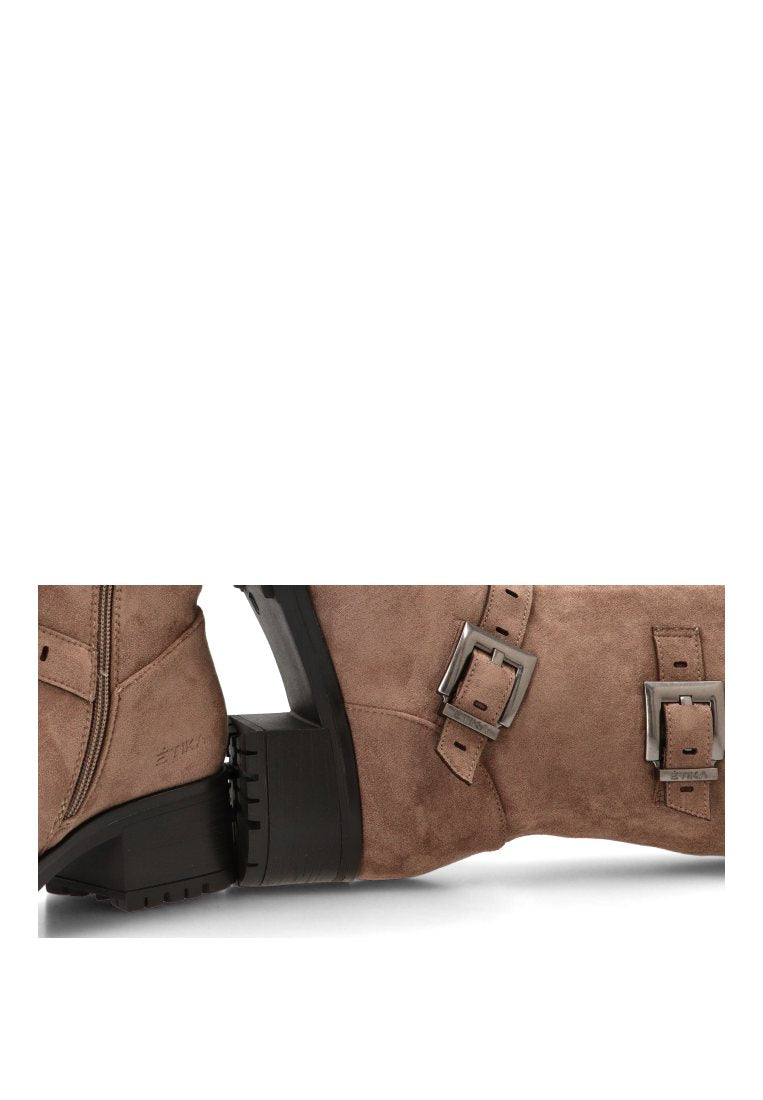 BOTIN DOBLE HEBILLA WATFORD 11050 ETIKA MUJER TAUPE