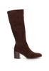 BOTA CAÑA ELASTICA NORA 30056, ETIKA, MUJER, CAFÉ CAFÉ