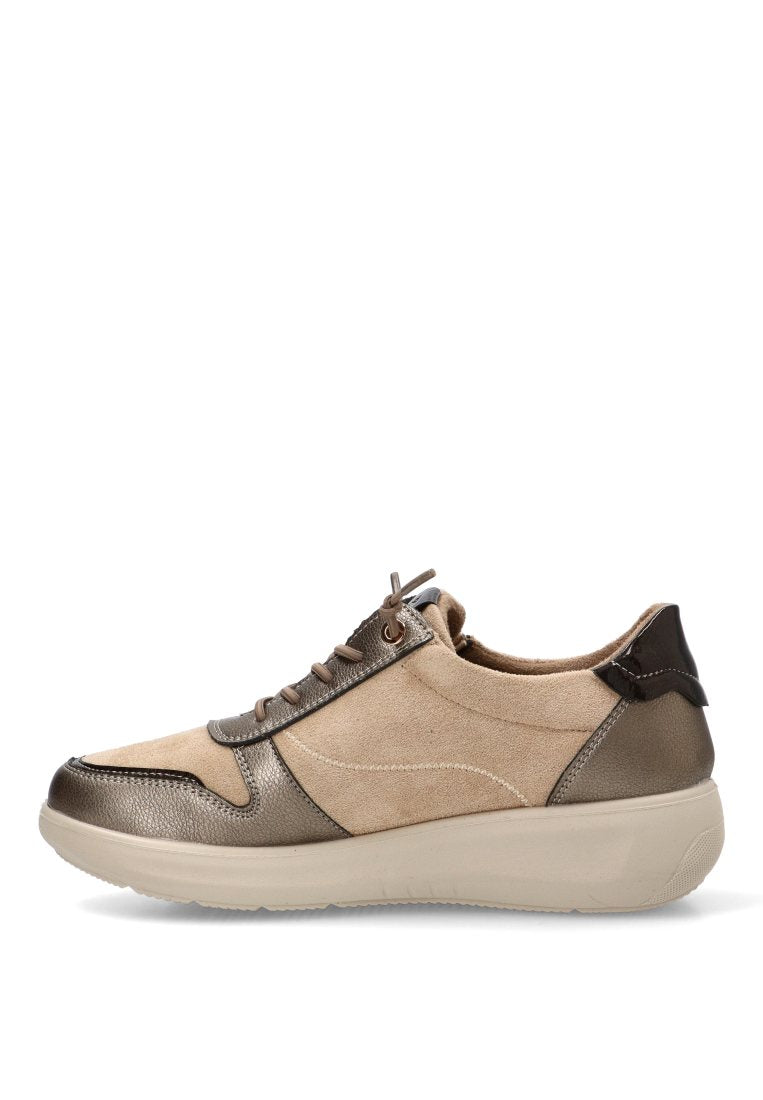 MOCASIN CONFORT ELASTICO AURA 01 60023 ARMONY MUJER TAUPE