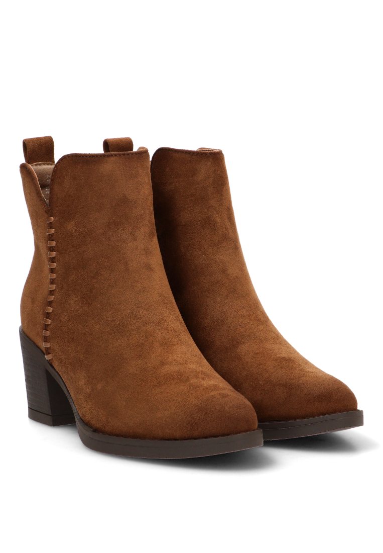 BOTIN RIBETE NATUREL 30042 ETIKA MUJER CAMEL