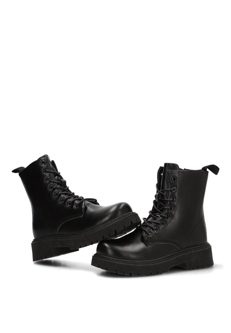 BOTIN MILITAR CREMALLERA TOULOUSE 01 11049 ETIKA MUJER NEGRO