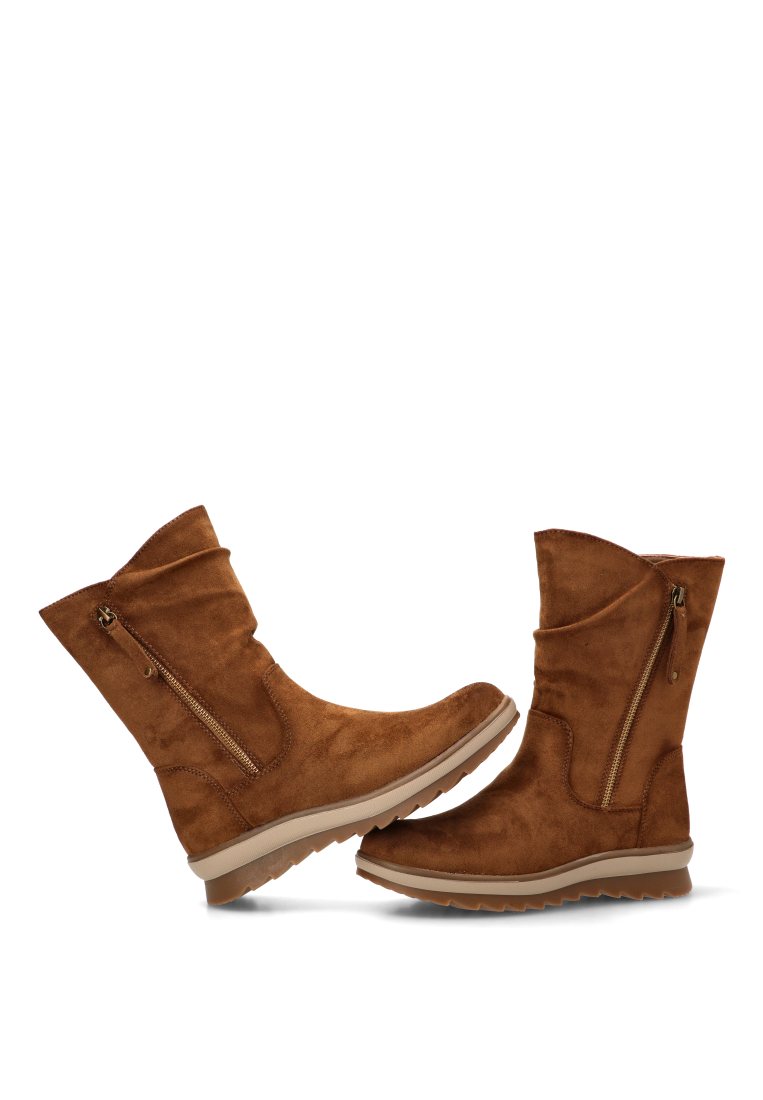 BOTIN ANTELINA CREMALLERA CAMELIA 11115 ETIKA MUJER CAMEL