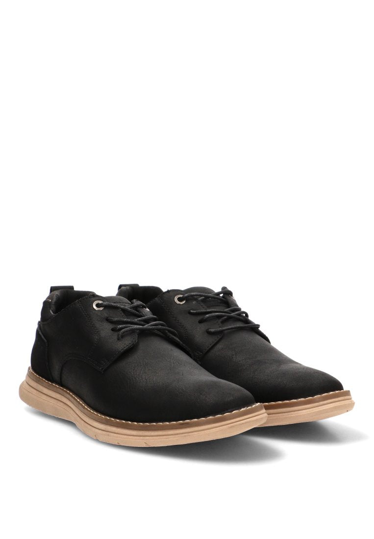ZAPATOS CORDONES TIGANI 02 60929 ETIKA HOMBRE NEGRO