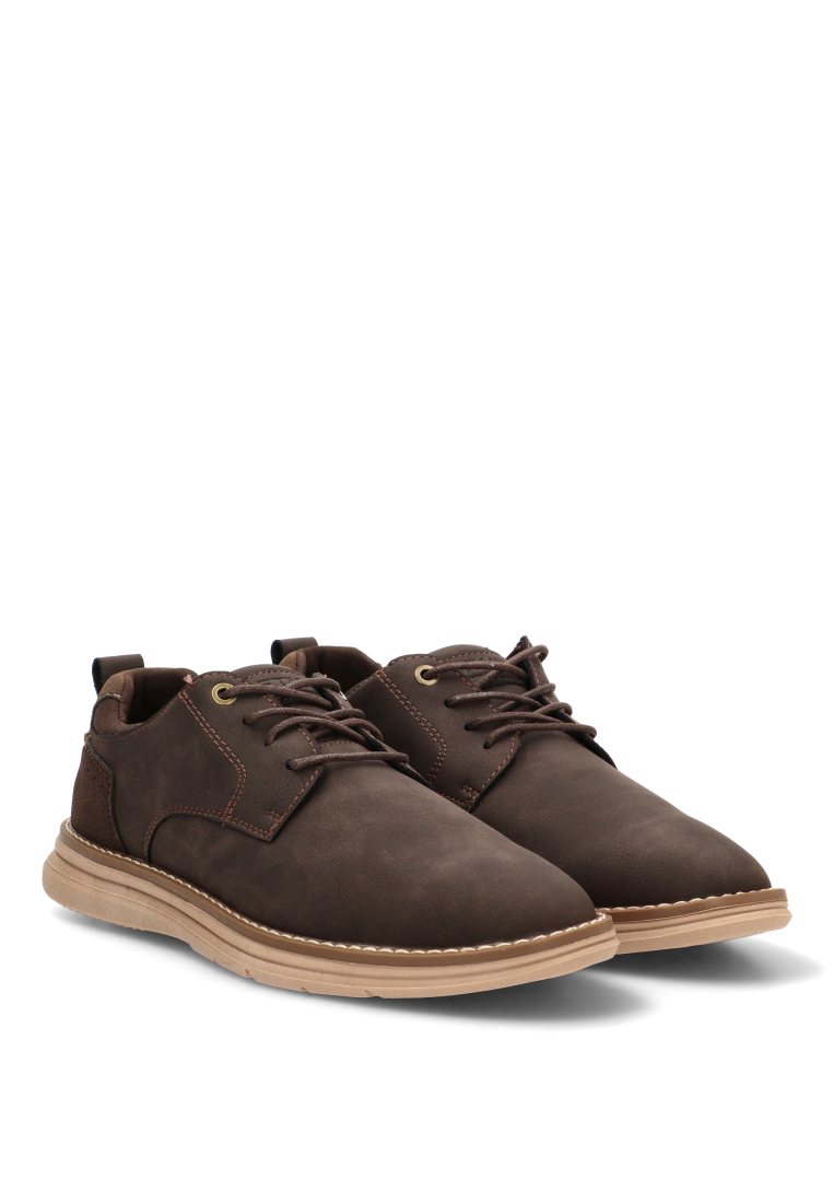 ZAPATOS CORDONES TIGANI 02 60929 ETIKA HOMBRE CAFe