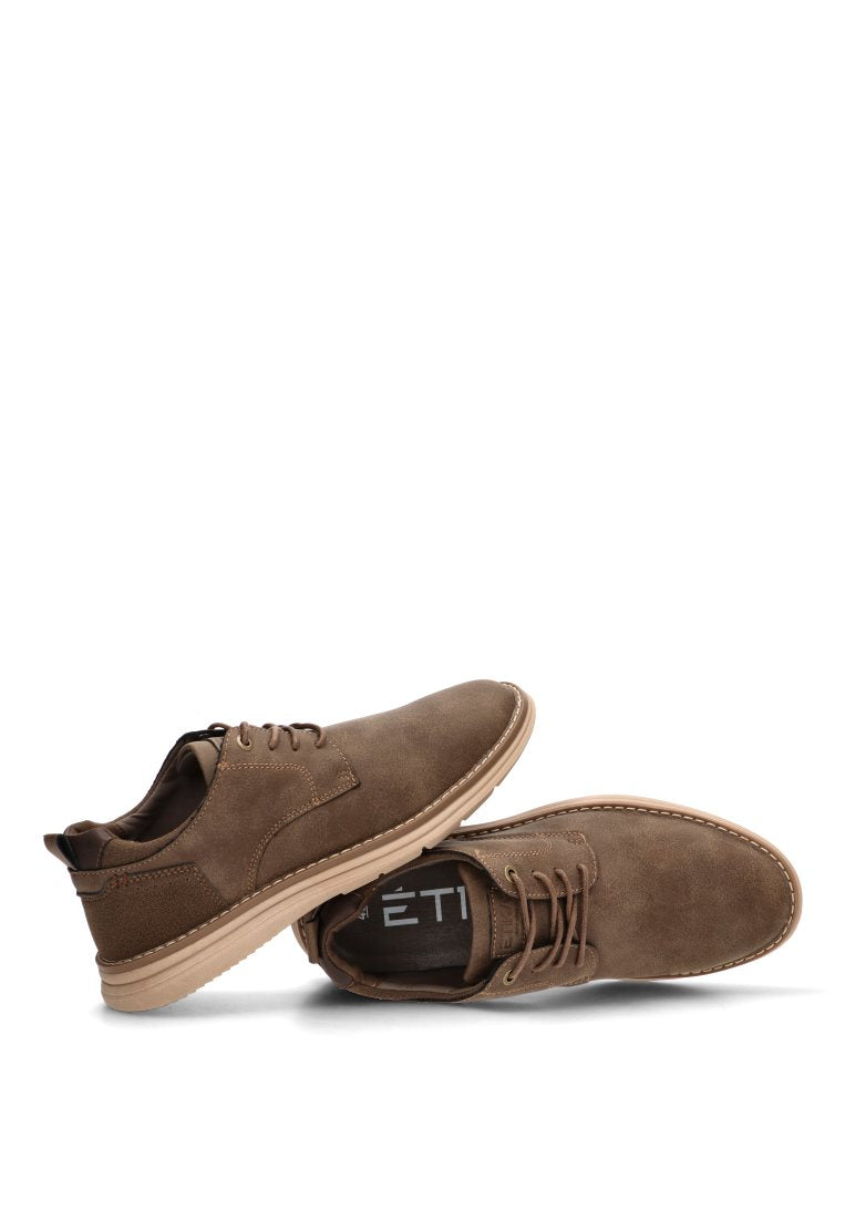 ZAPATOS CORDONES TIGANI 02 60929 ETIKA HOMBRE TAUPE