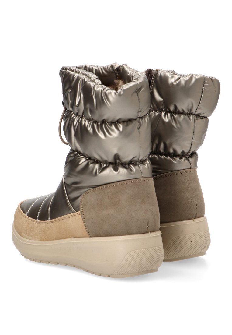 BOTIN ACOLCHADO BRILLO BOREAL 30062 ARMONY MUJER PLOMO