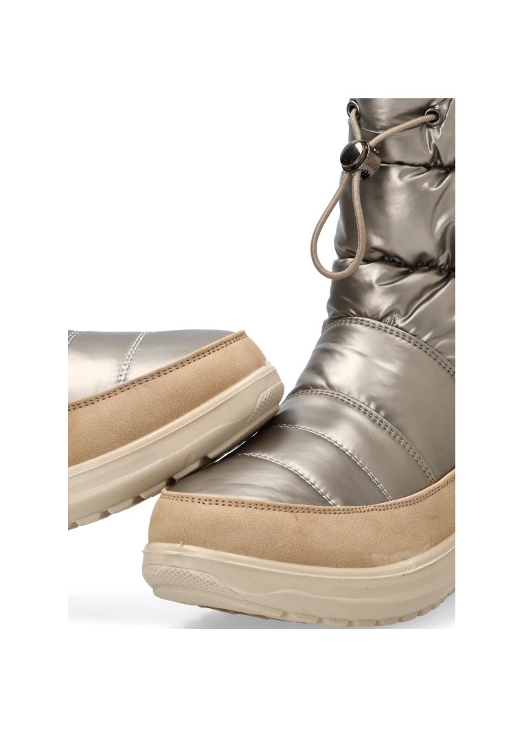 BOTIN ACOLCHADO BRILLO BOREAL 30062 ARMONY MUJER PLOMO