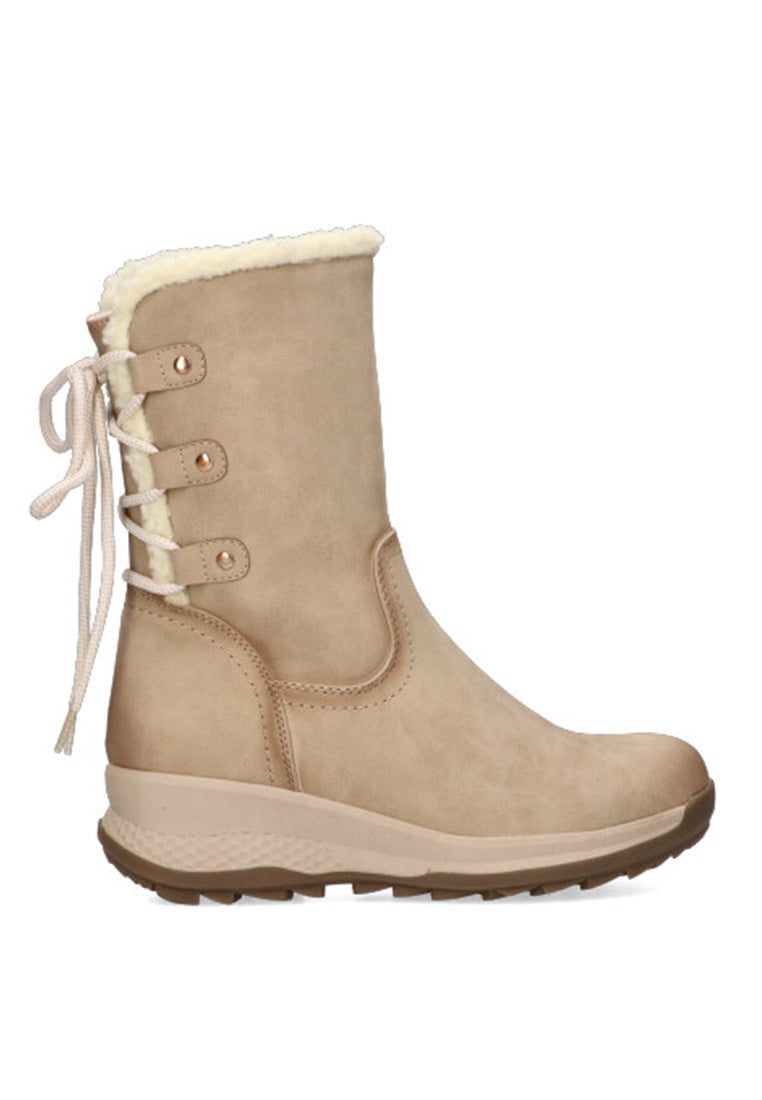 BOTIN ABRIGADO ETIKA 11114 REIMS 01 BEIGE MUJER