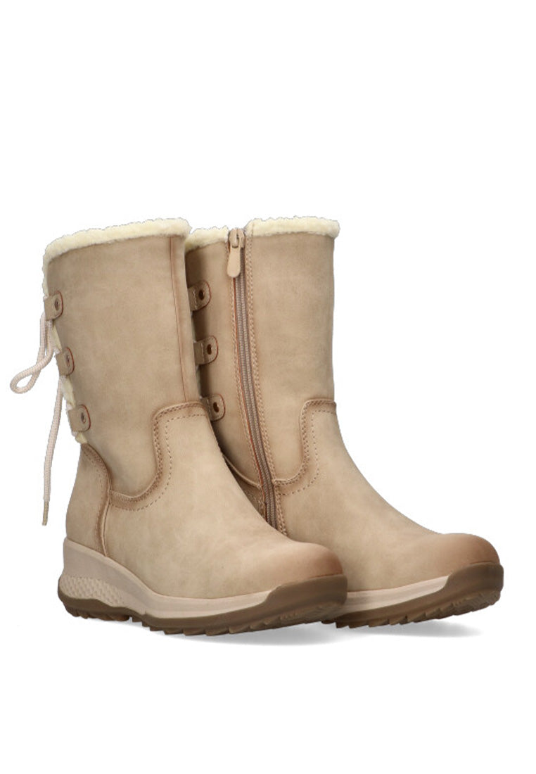 BOTIN ABRIGADO ETIKA 11114 REIMS 01 BEIGE MUJER