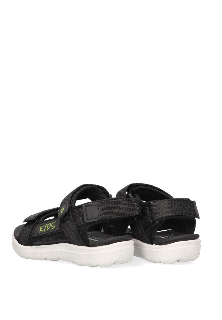 ETIKA GASPARET 17209 KIDS VELCRO SANDAL, BLACK