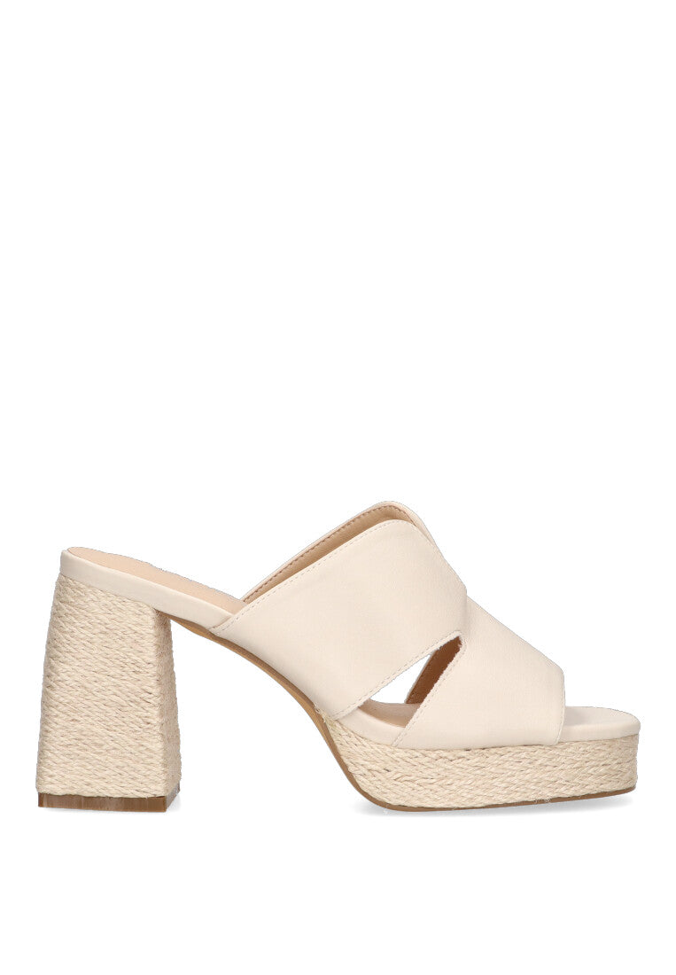 SANDALIA ZUECO ETIKA 30009 ARGAGA, MUJER BEIGE