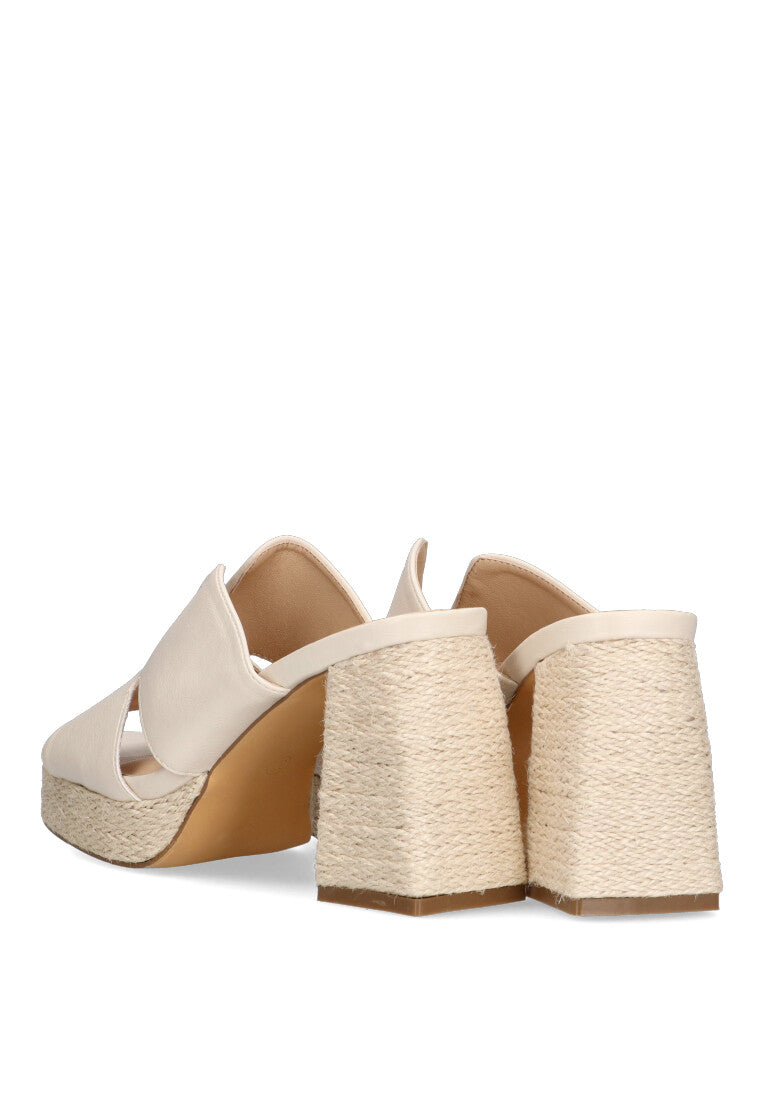 SANDALIA ZUECO ETIKA 30009 ARGAGA, MUJER BEIGE