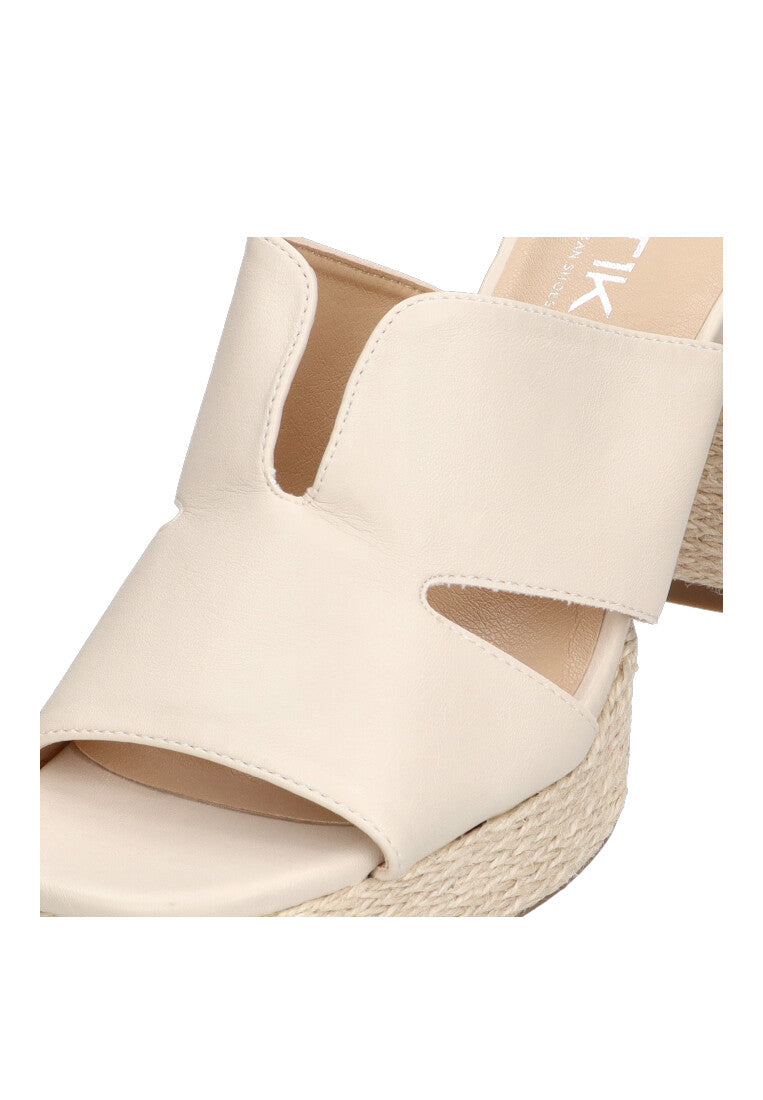 SANDALIA ZUECO ETIKA 30009 ARGAGA, MUJER BEIGE