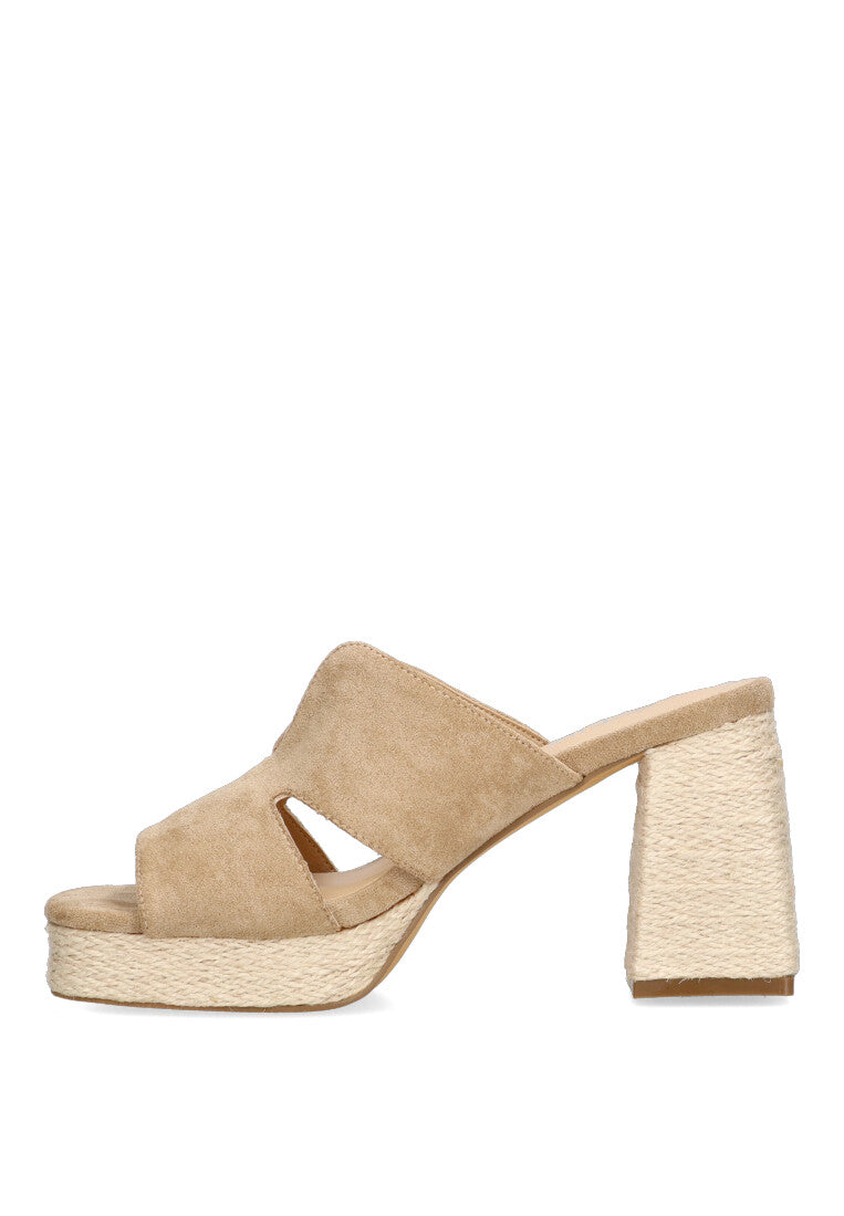 SANDALIA ZUECO ETIKA 30009 ARGAGA, MUJER TAUPE