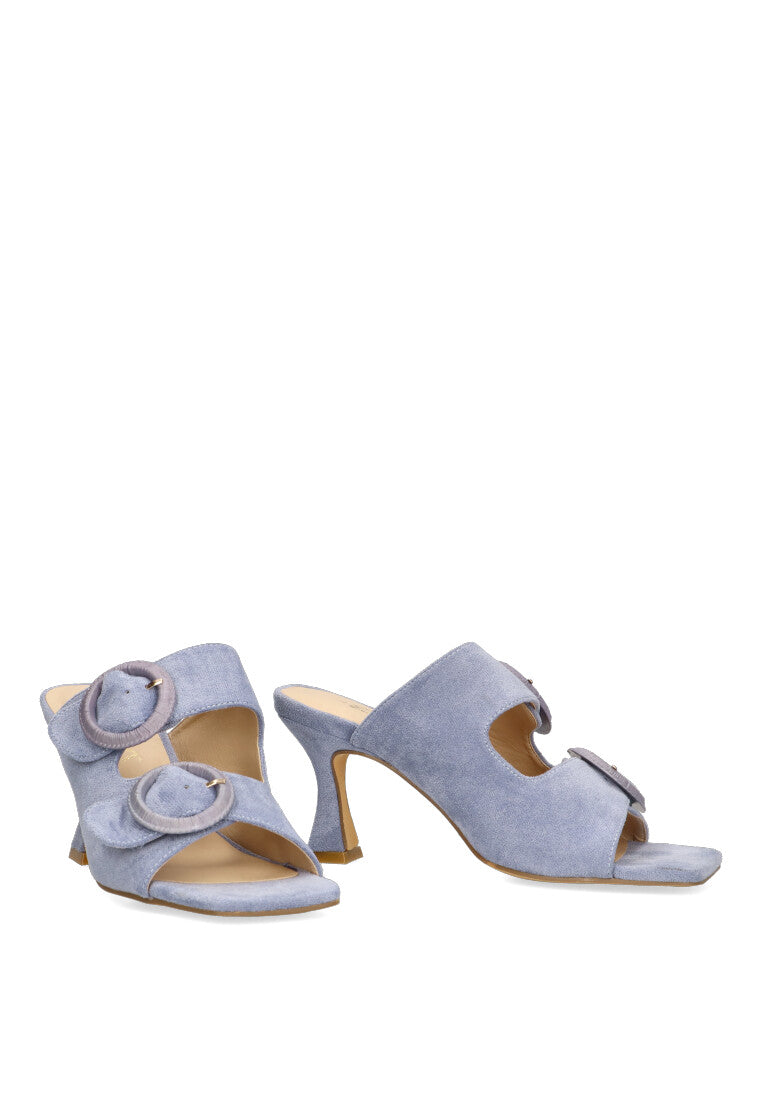 SANDALIA HEBILLA REDONDA ETIKA 90014 PI, MUJER AZUL